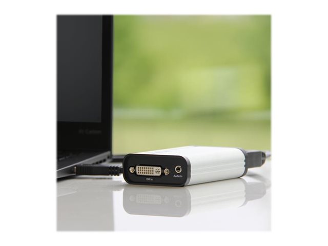 StarTech.com Boitier d'acquisition video DVI haute performance par USB 3.0  - Enregistreur video compact - 1080p 60 fps - Aluminium - Convertisseur  video - DVI - DVI - aluminium (USB32DVCAPRO), Convertisseurs vidéo