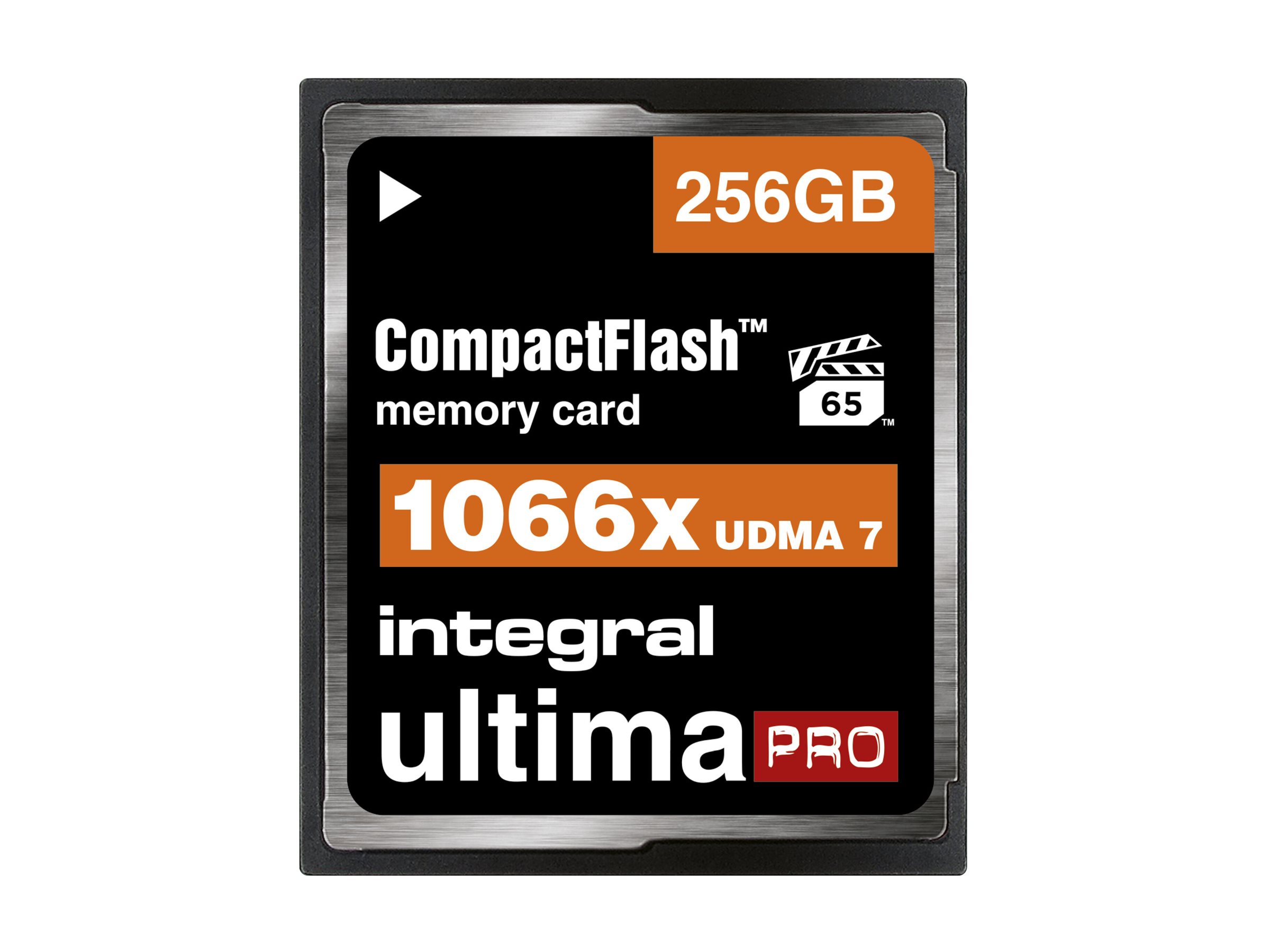 An image of Integral UltimaPro - flash memory card - 256 GB - CompactFlash