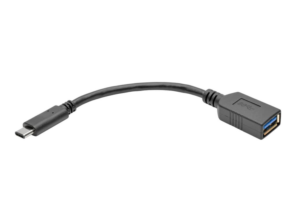 Tripp Lite 6 Inch USB 3.1 Gen 1 5 Gbps Cable USB Type-C USB-C to USB Type A M/F 6"