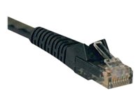 Eaton Tripp Lite Series Cat6 Gigabit Snagless Molded (UTP) Ethernet Cable (RJ45 M/M), PoE, Black, 3 ft. (0.91 m)