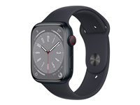 Apple Watch Series 8 (GPS  Cellular) 45 mm Sort Smart ur