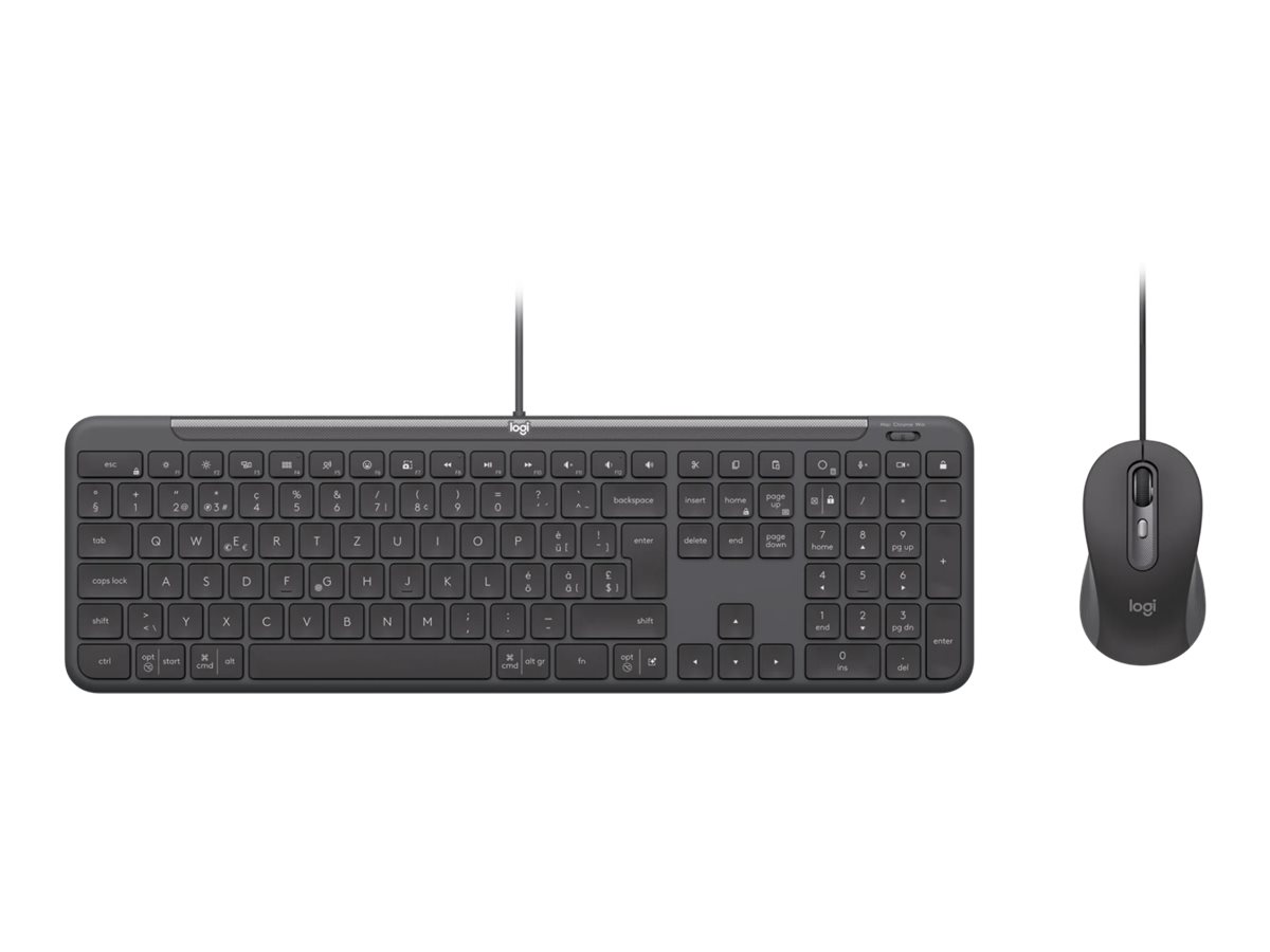 LOGITECH Wired Combo MK620, for Business, Graphite, (CH)