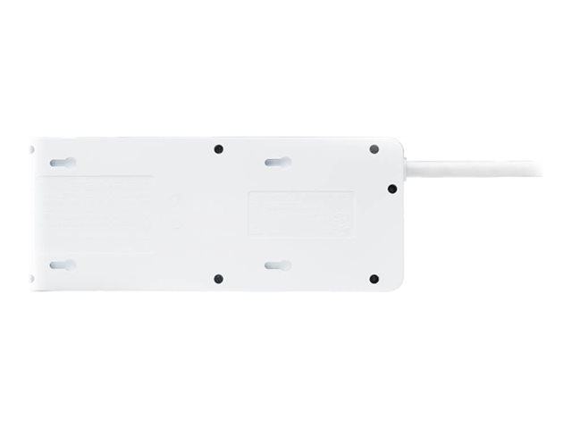 Eaton Tripp Lite Series 6-Outlet Surge Protector with 4 USB Ports (4.2A Shared) - 15 ft. Cord, 5-15P Plug, 900 Joules, White - Protection contre les surtensions - 15 A - CA 120 V - 1800 Watt - connecteurs de sortie : 6 - 4.57 m cordon - blanc