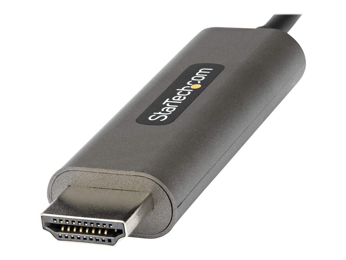 StarTech.com 13ft (4m) USB C to HDMI Cable 4K 60Hz with HDR10, Ultra HD USB Type-C to 4K HDMI 2.0b Video Adapter Cable, USB-C to HDMI HDR Monitor/Display Converter, DP 1.4 Alt Mode HBR3 - Thunderbolt 3 Compatible (CDP2HDMM4MH) - kabel adaptéru - HDMI / USB - 4 m – foto 4