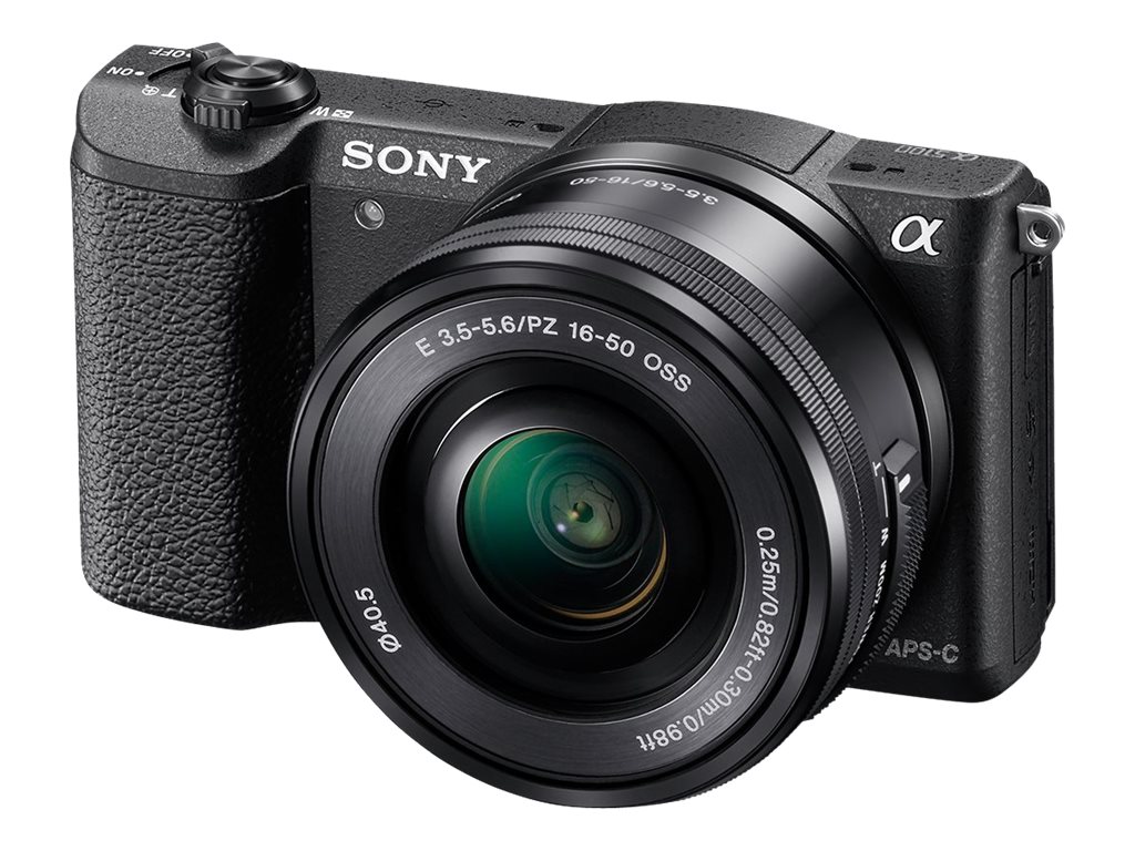 Sony A5100 with 16-50mm Lens - Black - ILCE5100LB
