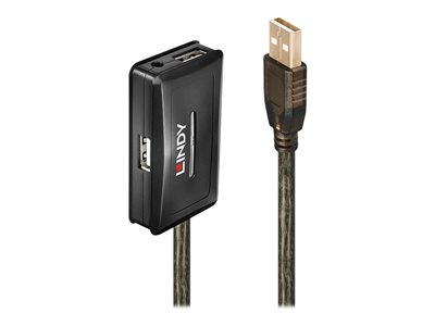 LINDY 10m USB 2.0 Aktivverlängerungshub - 42635