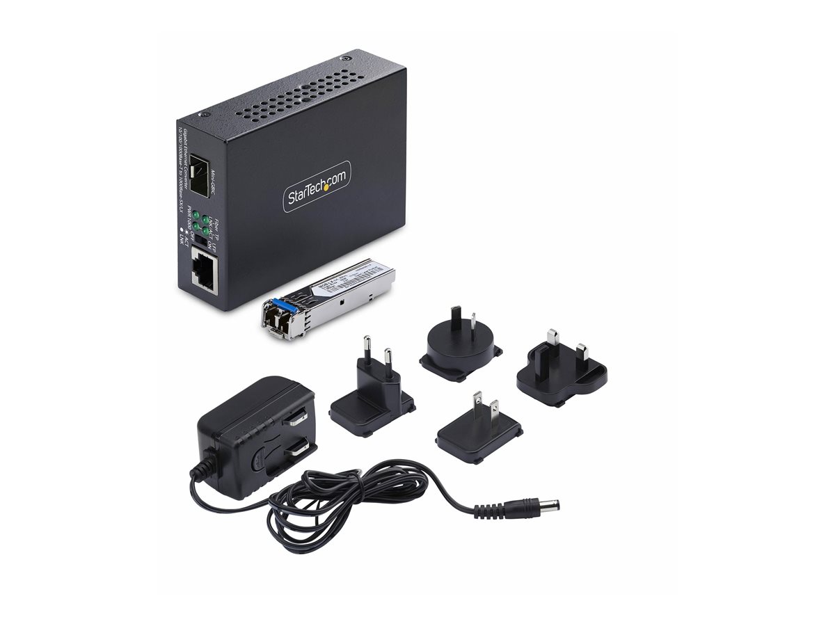 Gigabit SM LC Fiber Media Converter 20km – foto 5