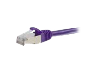 C2G 2ft Cat6 Snagless Shielded (STP)Ethernet Network Patch Cable - Purple