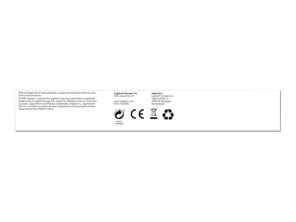 Logitech Combo Touch - klávesnice a pouzdro - s trackpad - QWERTY - španělská - grafit Vstupní zařízení – foto 14