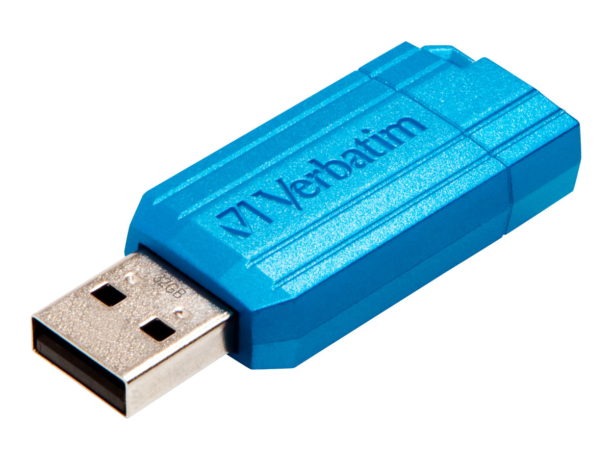 Verbatim PinStripe USB Drive USB flash drive 32 Product shot Front 79875
