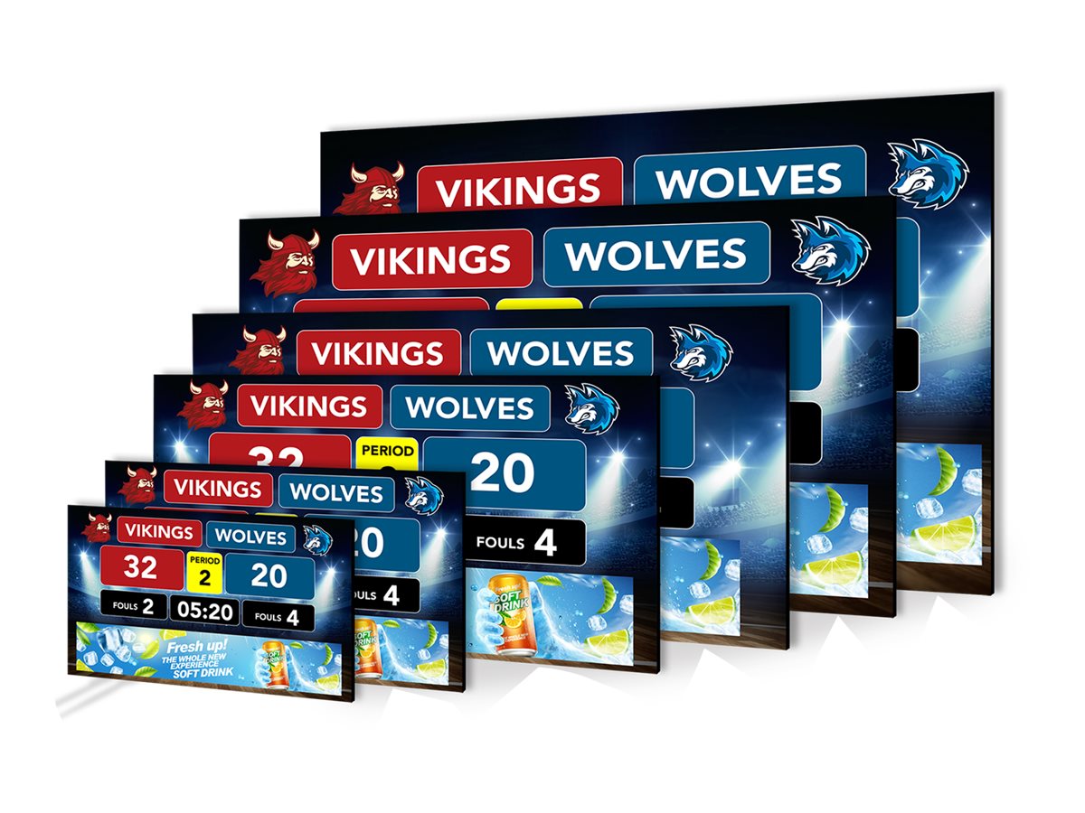 Planar SBI-18x10 - Scoreboard Complete Series LED video wall