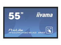iiyama ProLite TF5539UHSC-B1AG - 139 cm (55") Diagonalklasse LCD-Display mit LED-Hintergrundbeleuchtung - interaktive Digital Signage - mit Touchscreen (Multi-Touch) - 4K UHD (2160p) 3840 x 2160 - mattschwarz