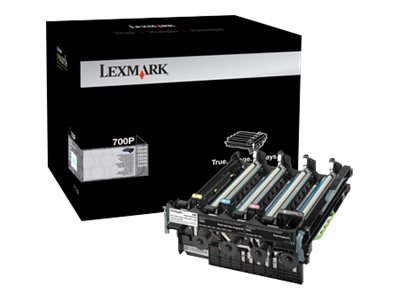 Lexmark 700P - Color (cyan, magenta, yellow, black) - photoconductor unit LCCP - for Lexmark C2132, CS310, CS317, CS417, CS517, CX317, CX410, CX417, CX510, CX517, XC2130