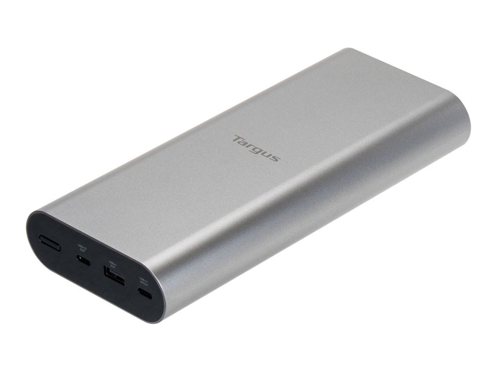 Targus power bank portable 140 Watt 24000 Product shot Right-angle 79700