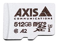 AXIS Surveillance Flash memory card (microSDXC to SD adapter included) 512 GB 