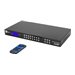 SIIG 8x8 HDMI 4K60Hz Matrix Switcher with LCD- 18Gbps- Downscaling