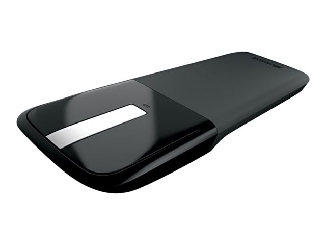 Microsoft Arc Touch Mouse - Mouse - right and left-handed - optical - 2 buttons - wireless - 2.4 GHz - USB wireless receiver - black