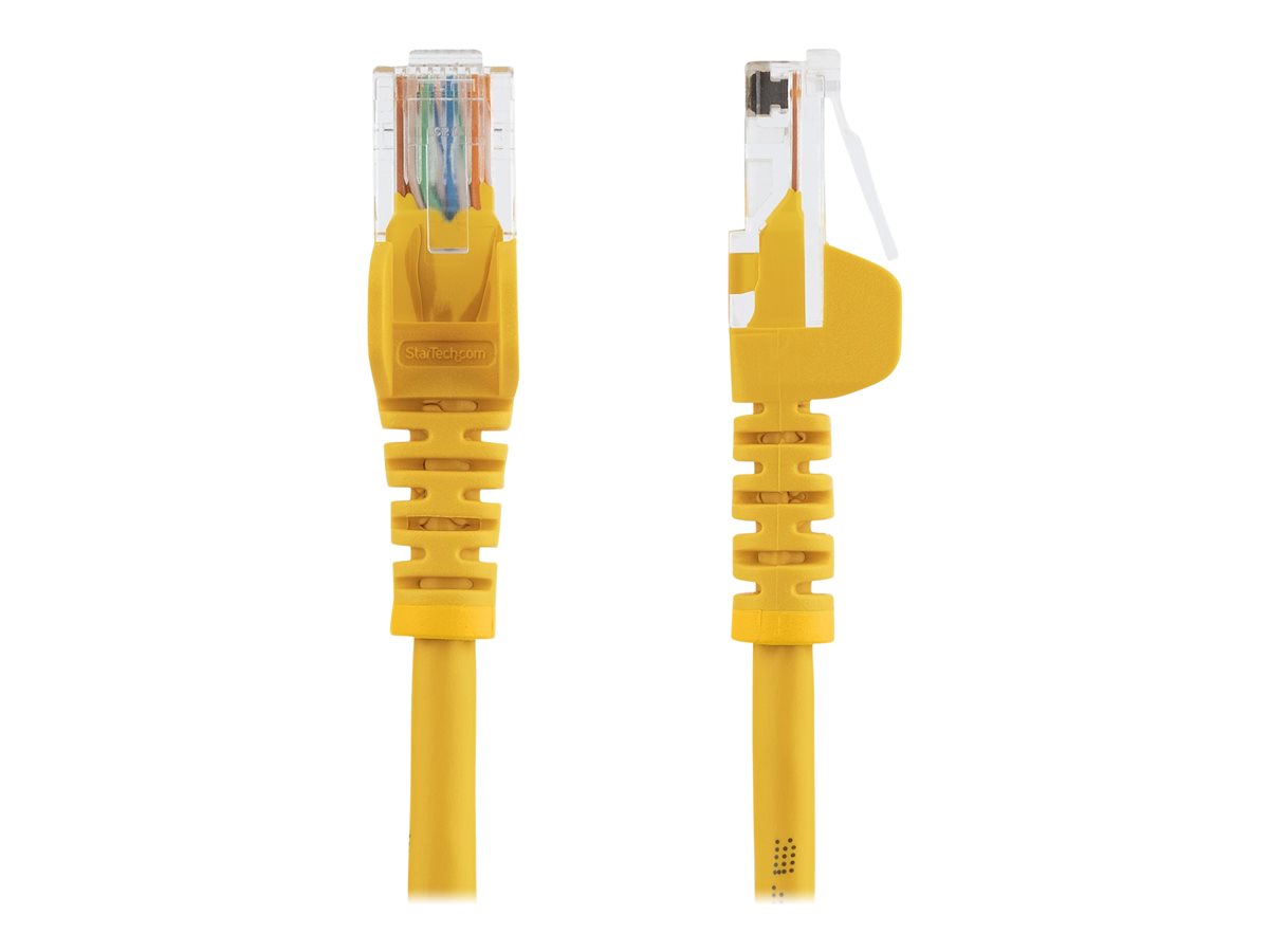 StarTech.com 1m Yellow Cat5e / Cat 5 Snagless Patch Cable - patch kabel - 1 m - žlutá – foto 3