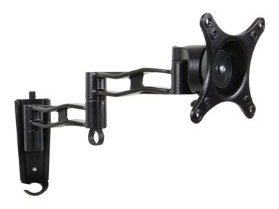 RackSolutions Bracket adjustable arm for monitor black screen size: 13INCH-27INCH 