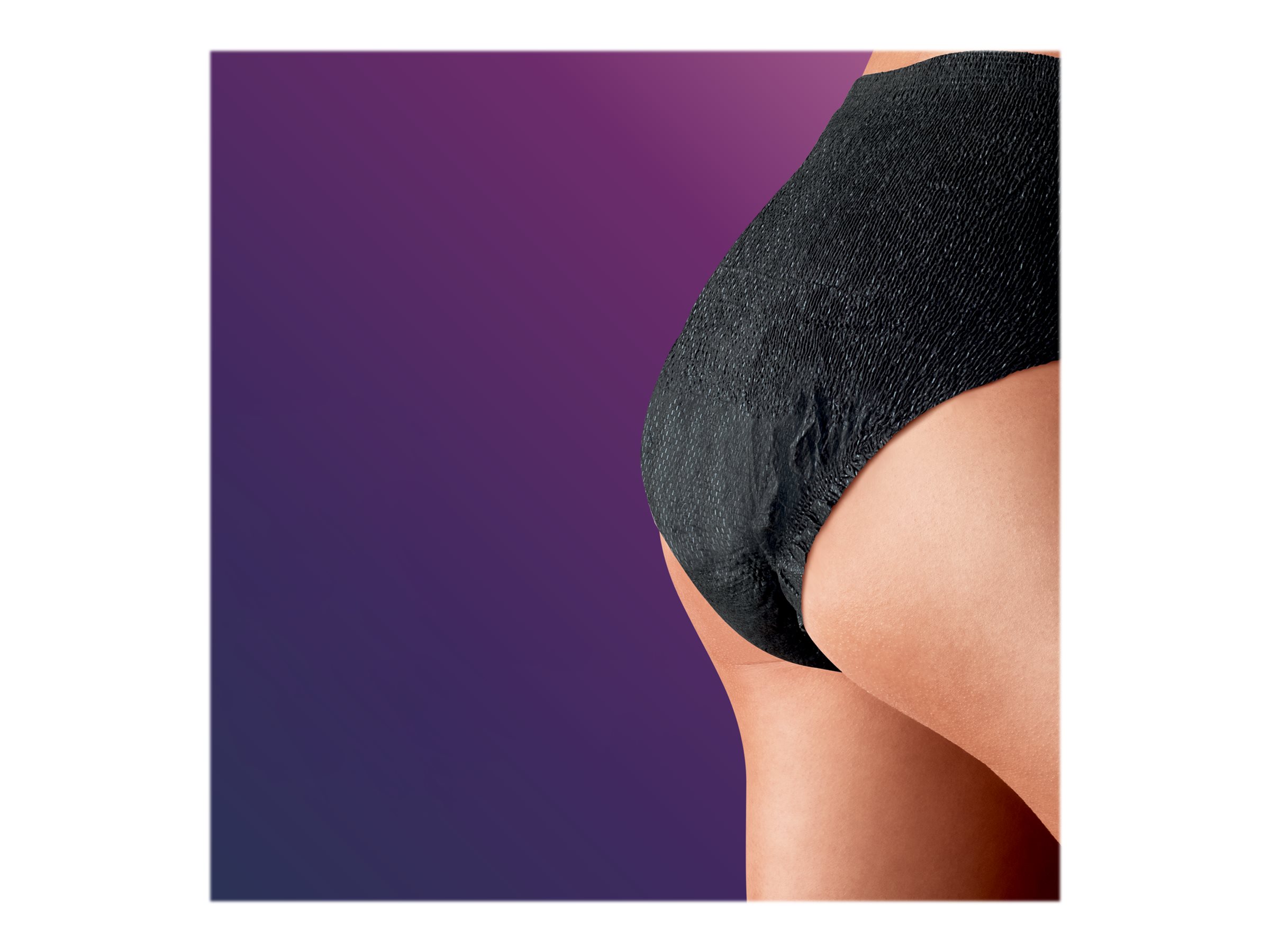 TENA Women Stylish Incontinence Maximum Underwear - Black - S/M - 18s