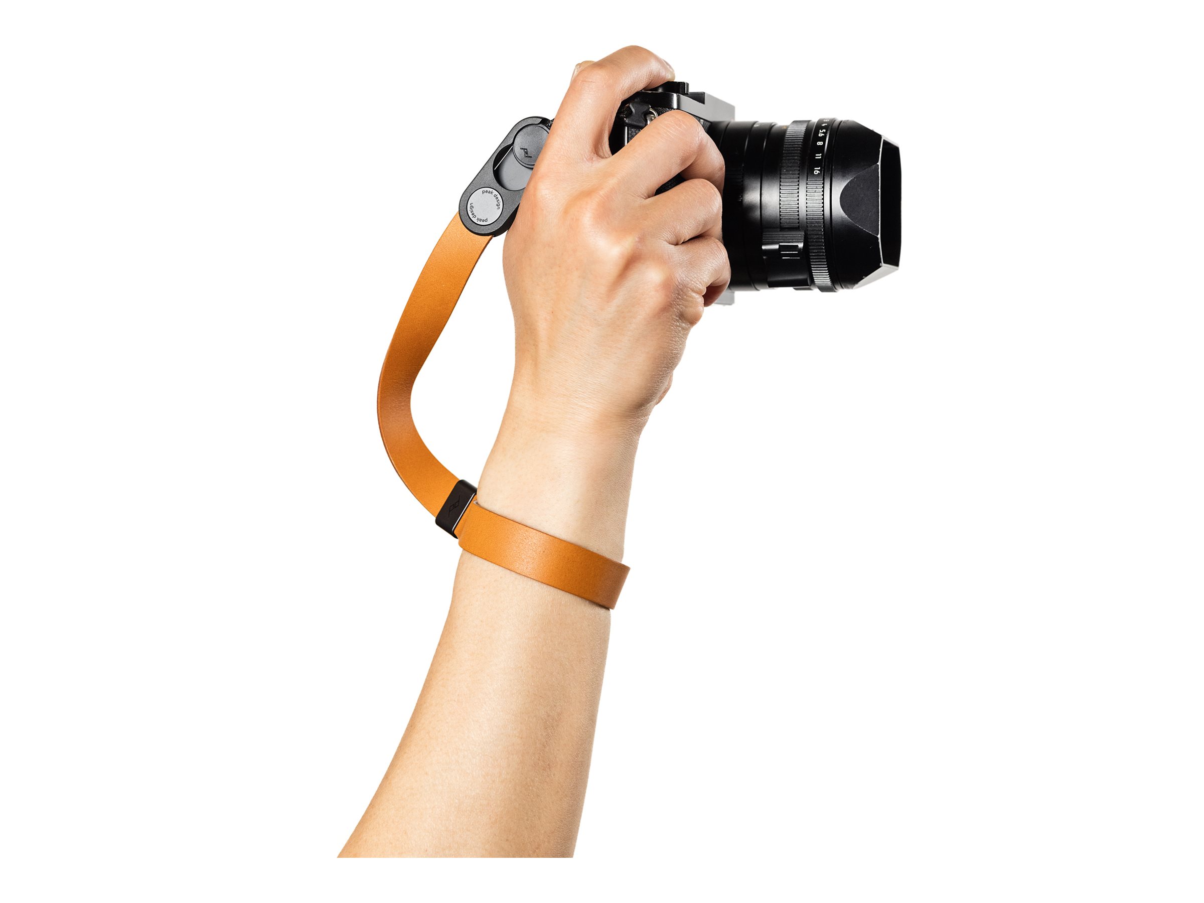 Peak Design Cuff - Leather - Amber