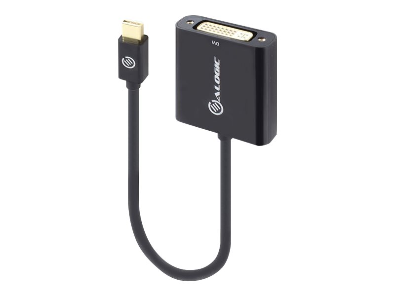 ALOGIC Elements Series video adapter Mini DisplayPort to DVI-I 20 Product shot Front 79500