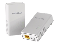 NETGEAR Powerline PL1000 - Bridge - GigE, HomePlug AV (HPAV) 2.0 - wall-pluggable (pack of 2)