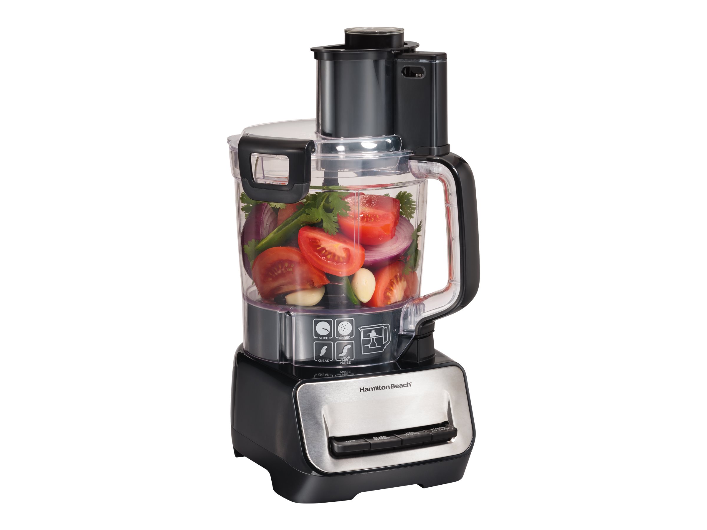 Hamilton Beach Stack and Snap Duo Food Processor Black 70585