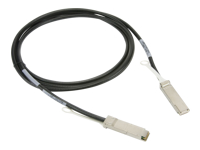 Supermicro - Câble d'attache directe 40GBase - QSFP+ (M) pour QSFP+ (M) - 3 m 