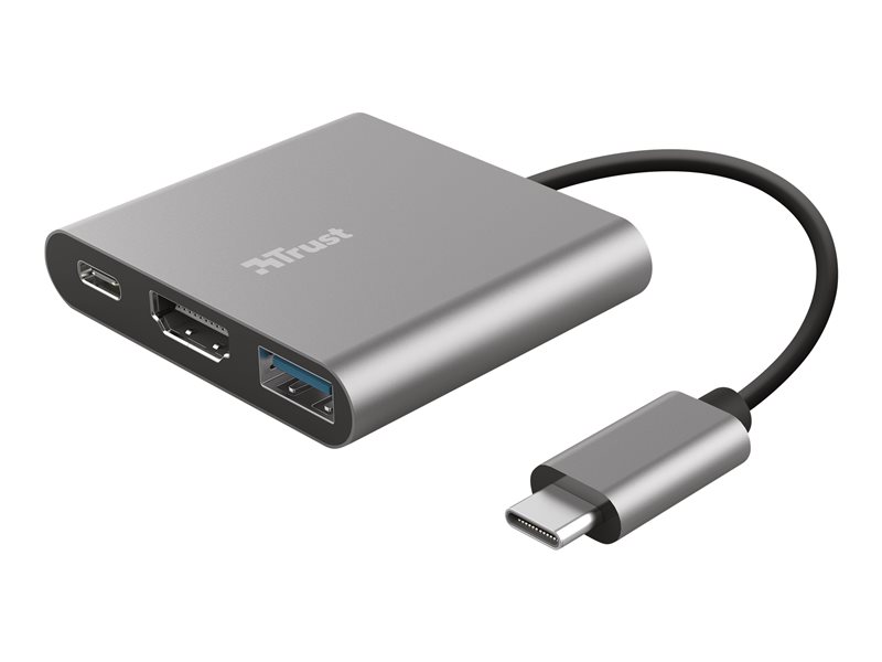 TRUST Adaptateur DALYX USB-C 3 en 1 HDMI