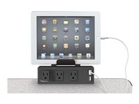 MooreCo Clamp Mount Outlet & USB Charger Power strip AC 125 V output connectors: 3 10