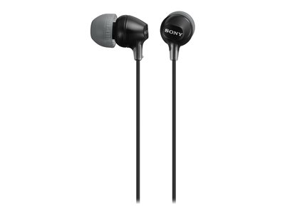Sony MDR-EX15LP EX Series earphones in-ear wired 3.5 mm jack black