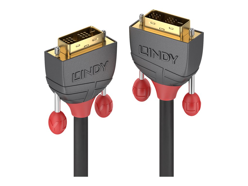 LINDY 10m DVI-I Cable M/M Anthra Line