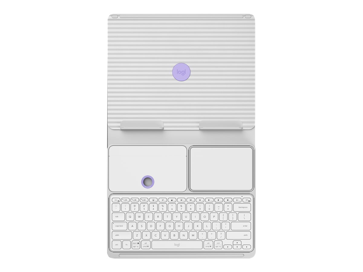 Logitech Casa Pop-Up Desk keyboard and touchpad set nordic calm Input Product shot Front 79800
