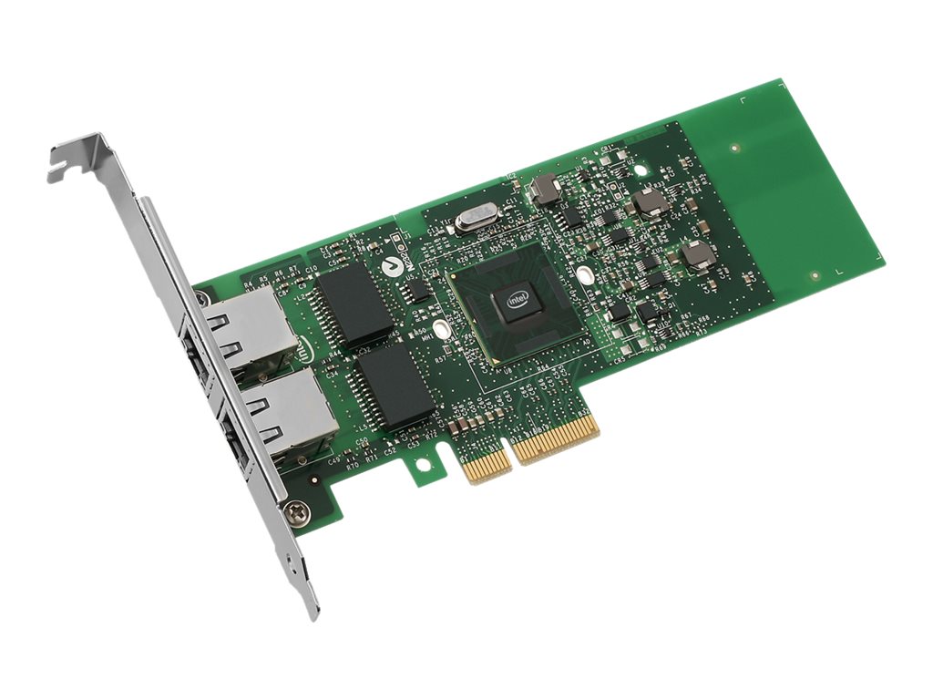 Intel Gigabit ET Dual Port Server Adapter - ネットワークアダプタ - PCI Express 2.0 x4低プロファイル - イーサネット、高速イーサネット、ギガビットイーサ