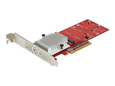  Ableconn PEXM2-130 Dual M.2 PCIe NVMe SSD Adapter Card - PCI  Express 3.0 x8 / x16 Support 2X M.2 NGFF (M-Key) PCIe NVMe SSD for Mac & PC  (ASMedia ASM2824 Switch) 