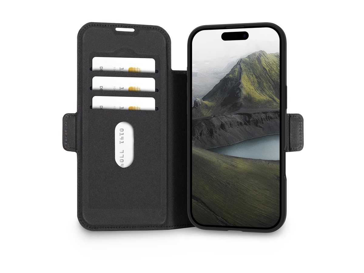 dbramante1928 Sustainable Bergen Folio Case Pro iPhone Air BLACK - Enterprise Bulk Packaging – foto 3