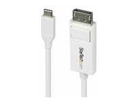 StarTech 6.6ft (2m) USB C to DisplayPort 1.2 Cable, Bidirectional - DisplayPort cable - USB-C to DisplayPort - 1.9 m