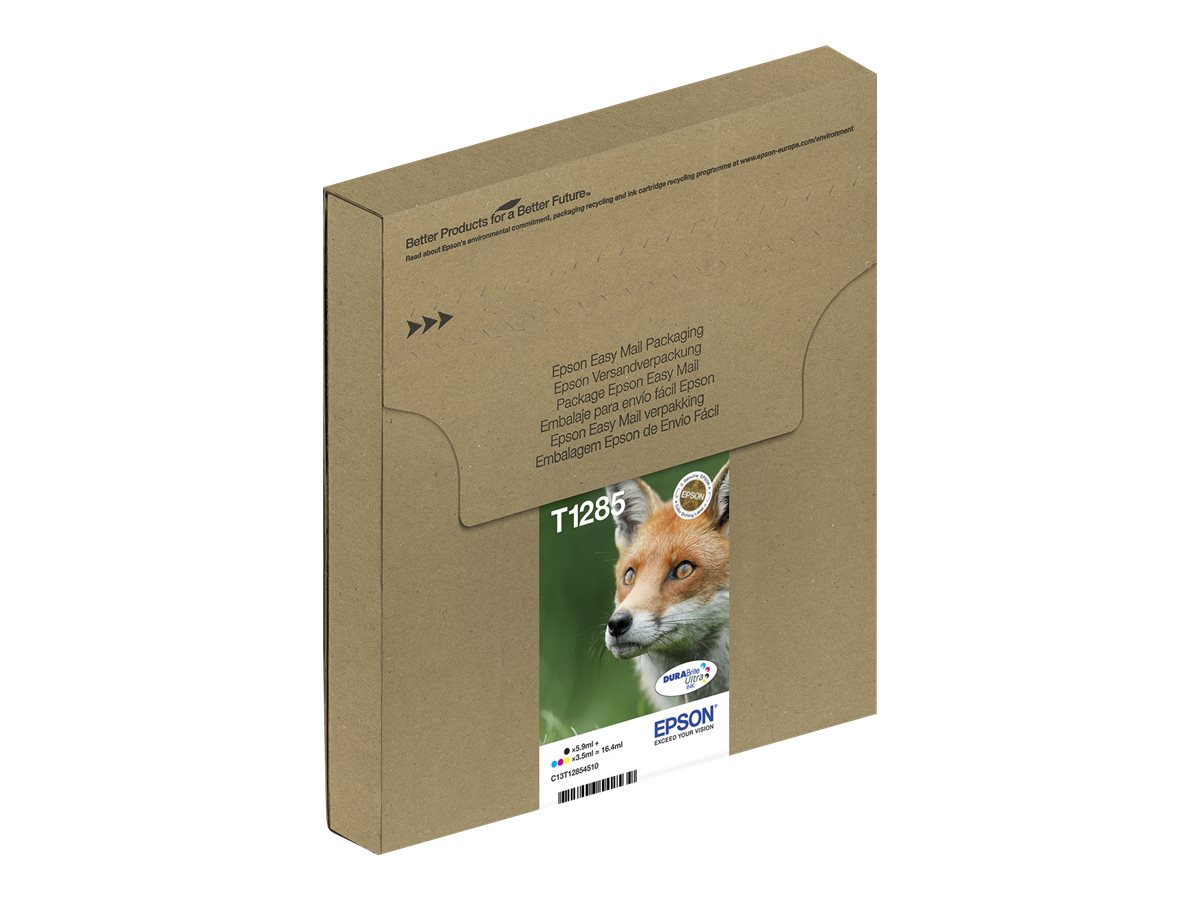 Epson T1285 Easy Mail Packaging - 4-balení - černá, žlutá, azurová, purpurová - originální - inkoustová cartridge – foto 2