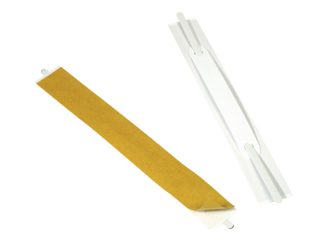 Durable Flexifix Flat Bar Fastening Strip White Pack Of 100