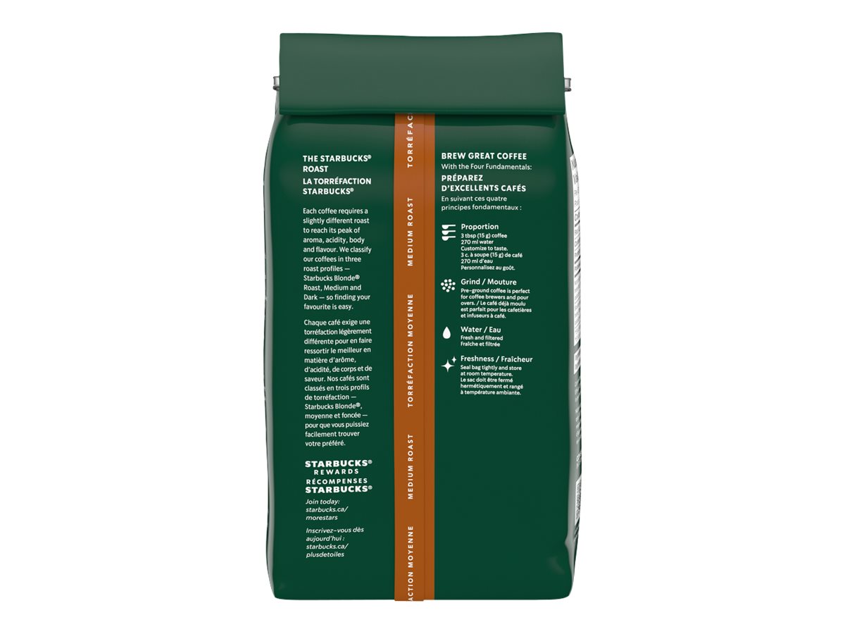 Starbucks Coffee - Pike Place Medium Roast - Ground Coffee - 340g