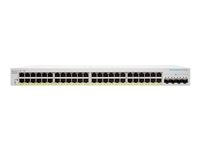 Cisco Business 220 Series CBS220-48FP-4X - switch - 48 ports - smart - rack-mountable