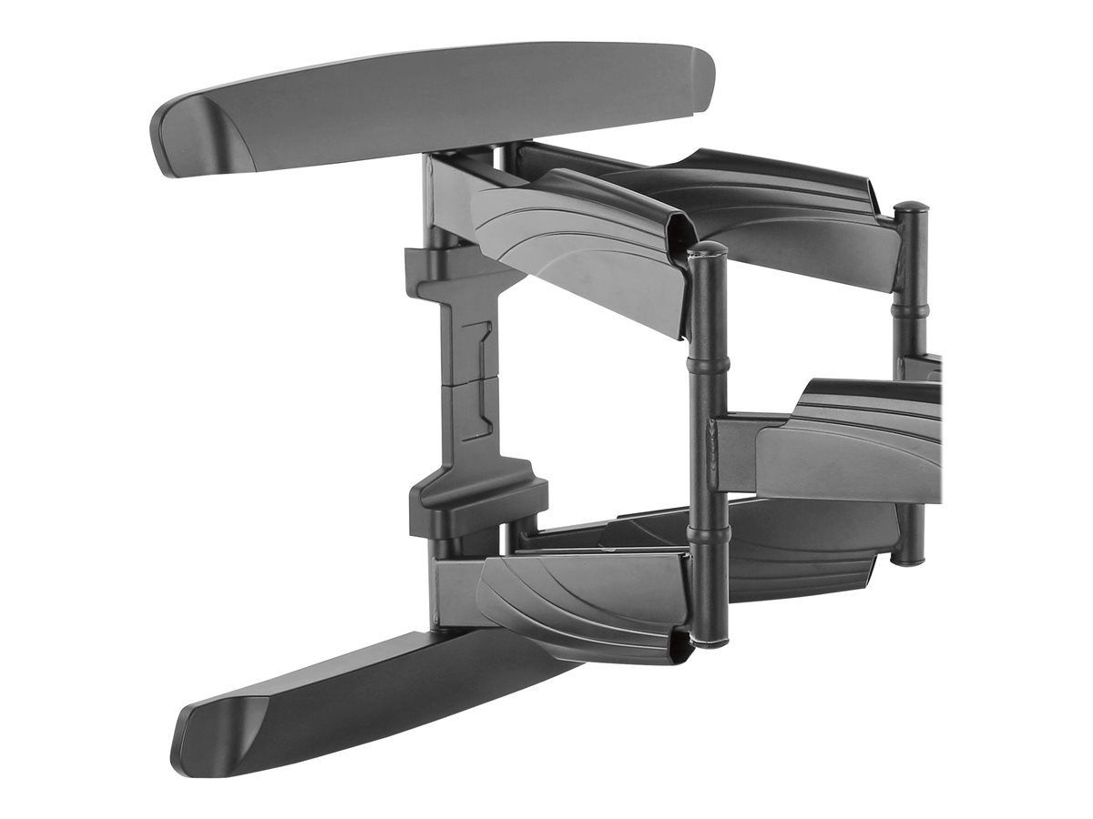 StarTech.com TV Wall Mount supports up to 70 inch VESA Displays, Low Profile Full Motion Universal TV Flat Screen Wall Mount Heavy Duty Adjustable Tilt/Swivel Articulating Arm Bracket - Cable Management (FPWARTB2) montážní sada - pro televize - černá – foto 4