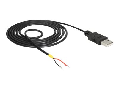 DELOCK Kabel USB 2.0 Typ-A St > 2x offene Kabelenden, 85664 (BILD1)