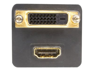 StarTech.com 1 ft DVI-D to DVI-D & HDMI Splitter Cable - M/F - Dual Link -  Black - Video Splitter (DVISPL1DH) : : Computers & Accessories