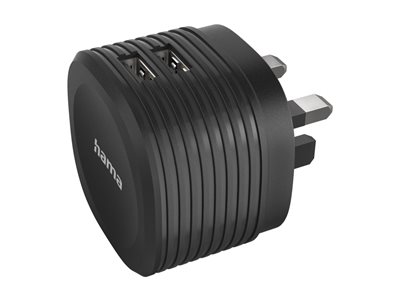 Dual power adapter - USB - 12 Watt