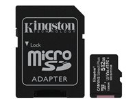 Kingston Canvas Select Plus - flash-minneskort - 512 GB - mikroSDXC UHS-I