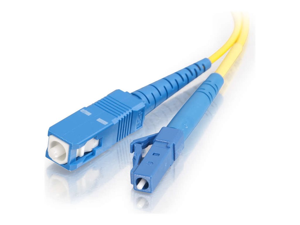 C2G 5m LC-SC 9/125 Simplex Single Mode OS2 Fiber Cable