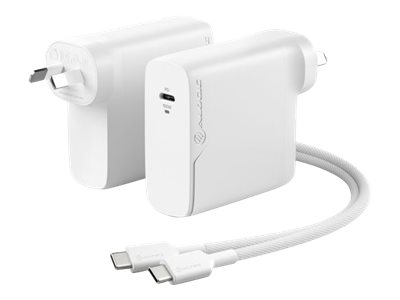 ALOGIC Rapid Power 1X100 GaN Charger power adapter USB-C 100 Product shot Multi-angle 78350