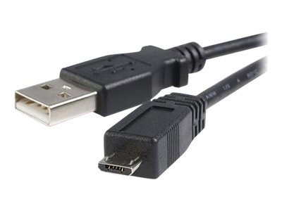 StarTech.com 2m Micro Cable A to Micro B Micro USB Cable - USB-kabel - USB til Type B (han) - USB 2.0 - 2 m - sort (UUSBHAUB2M) | Atea eShop | Erhverv